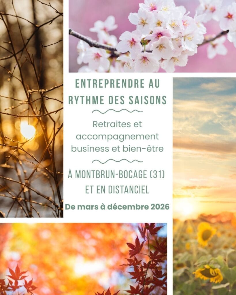 entreprendre au rythme des saisons